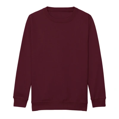 Image of AWDis Boy&#039;s Kids Sweatshirt , Red (Burgundy), Medium