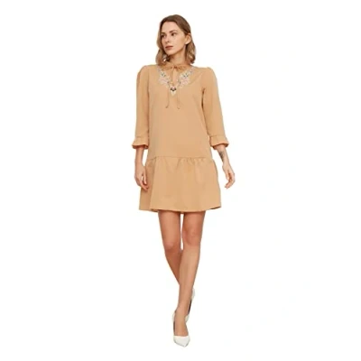 Image of Trendyol Women Mini Shift Regular Woven Dress