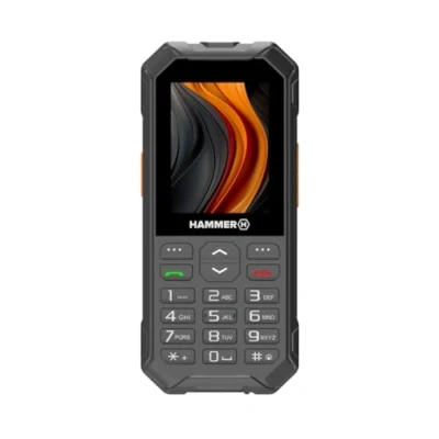 Image of Push button phone Hammer 6 LTE, large 2500mah battery up to 7 days standby, torch and SOS button, Volte technology, illuminated buttons, IP68 1.5 metre drop test, 2.4 inch screen, without contract