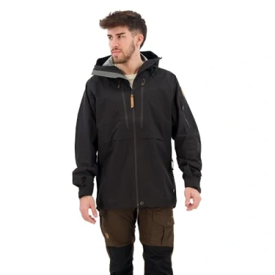 Image of Fjällräven KEB Jacket Hardshell jacket, Men&#039;s, Size: XL, Black