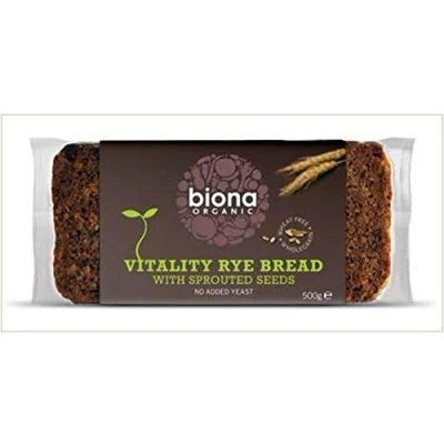 Image of 6 Pack of Biona Organic Sprout Mix Rye Bread 500 g