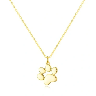 Image of Philip Jones Gold Plated Dog Paw Necklace