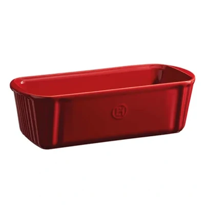 Image of Emile Henry Burgundy Loaf Baking Dish 31cm x 13cm