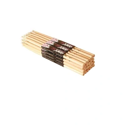 Image of On Stage Hickory 7A Nylon Tip Drumsticks, 12 Pairs