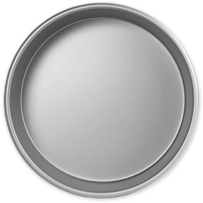 Image of PME Anodized Aluminum Round Cake Pan 12 x 2 Inches, Silver
