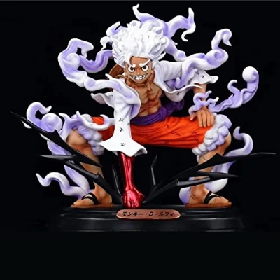 Image of 20 cm Onepiece Figure Luffy Gear 5 Digits PVC Anime Statue Collection Model Doll Toy Decoration Gift