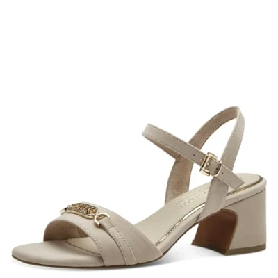 Image of MARCO TOZZI Women&#039;s 2 88304 42 Heeled Sandal, Dune, 5
