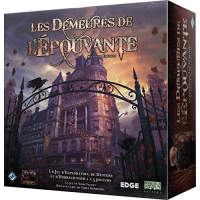 Image of Fantasy Flight Games Homes of Terror Second Edition Board Game Ages 14+ 1 5 Players