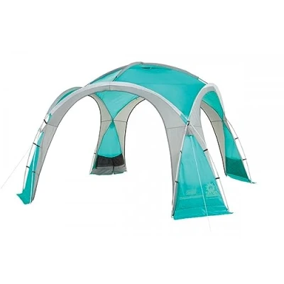 Image of Coleman Gazebo Event Dome Shelter, L 3,65M x for Festivals, Garden and Camping, Sturdy Steel Poles Construction, Large Tent, Shelter with Sun Protection SPF 50+, L, Blue