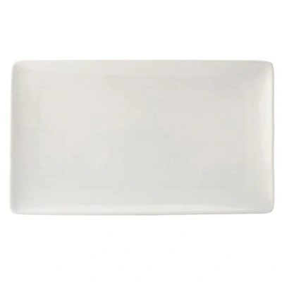Image of Utopia Pure White Rectangular Plate 11inch / 28cm Case of 6 Vitrified Porcelain Plates