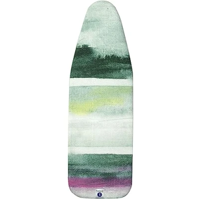 Image of Brabantia 2mm Built in Foam Ironing Board Cover (S Board/Morning Breeze) Heat Resistant, Non Slip, Cord Fastener