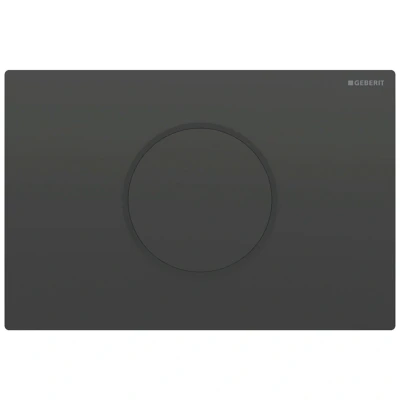 Image of Geberit Sigma10 Automatic/Touchless Dual Flush Plate Electronic Actuator Battery Operation Black (115.908.DW.6)