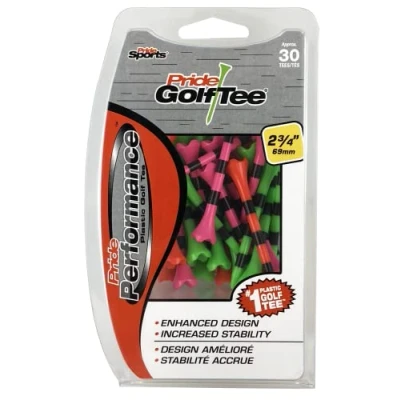 Image of Pride Performance Striped Golf Tees (Pack of 30), 2 3/4&quot;,