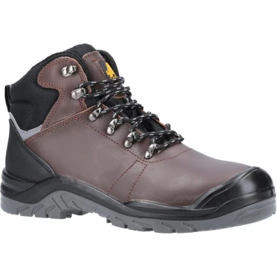 Image of Amblers Safety AS203 Laymore Mens Brown Boot Size 11 UK