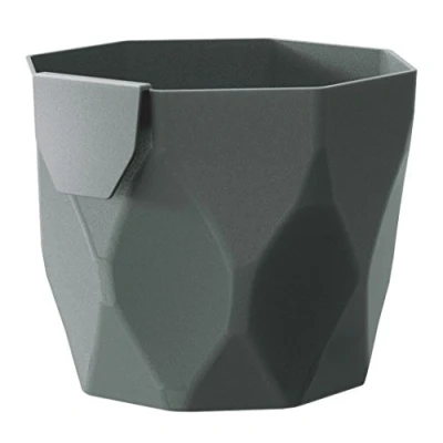 Image of Modular Flower Pot Rocka 12,5 cm Stone Gray