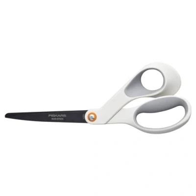 Image of Fiskars 21cm Crafting Scissors Non Stick Stainless Steel Blades, Shears for Sewing &amp; Fabric, Softgrip™ Handles