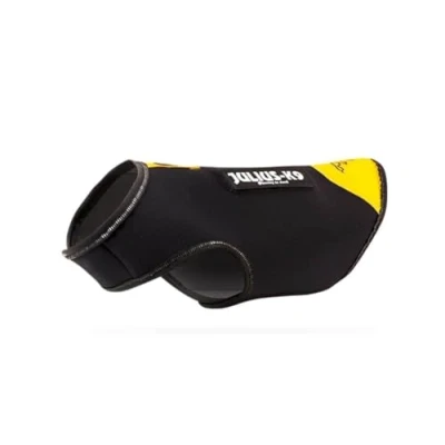 Image of Julius K9 IDC Neoprene Dog Jacket, Size: Baby 2, Black and Yellow