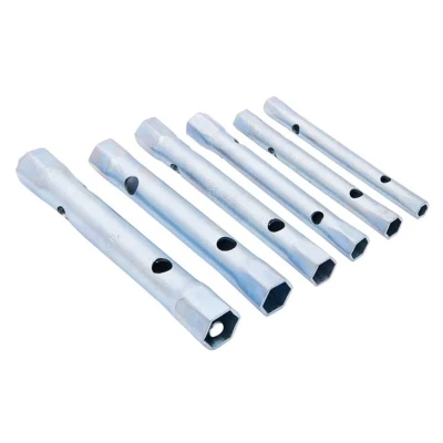 Image of Amtech K1150 6 Piece Tubular Box Spanner Set with Tommy bar