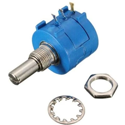 Image of Linear Rotary Taper Potentiometer Vogueing Tool Wirewound Pot Multiturn Adjustable Resistor (3590S 2 503L 50K Ohm)