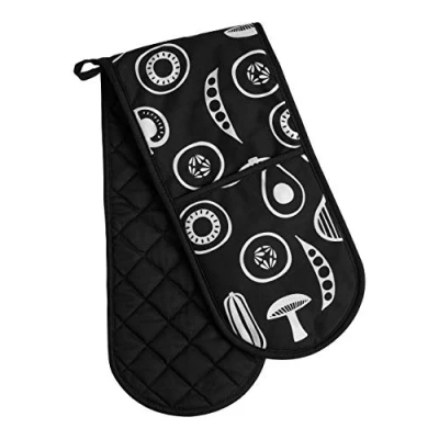 Image of Premier Housewares 5100127 Besa Double Oven Glove Black