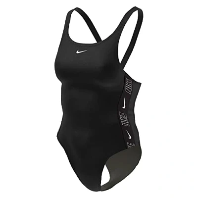 Image of Nike Performance Fastback ONE Piece Swimsuit, Women&#039;s, Size: Medium, Black