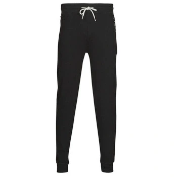 Image of Tommy Hilfiger Mens Jogging Pants Black Cotton Size Small