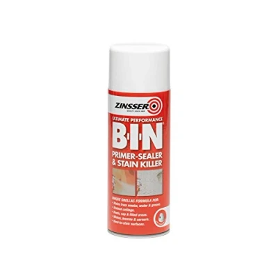 Image of Zinsser ZINBIN400A 400 ml B.I.N Primer/Sealer Stain Killer Aerosol