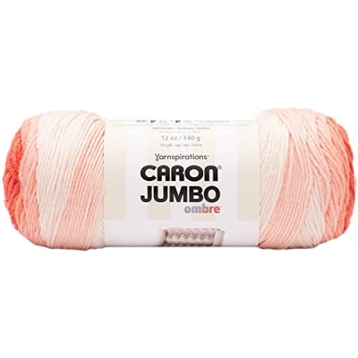 Image of Caron Salmon Yarn Jumbo Print OMB