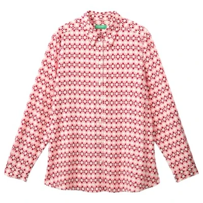 Image of United Colors of Benetton Women&#039;s 5t17dq04r Shirt, Pink, XS