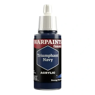 Image of The Army Painter Blue Warpaints Fanatic 18ml Acrylic Paints (Triumphant Navy)