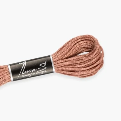 Image of Premium Embroidery Thread Luca S, 100% Giza Cotton, Oeko TEX Certified Stranded Cotton 413 / DMC 3859 Anchor 1007