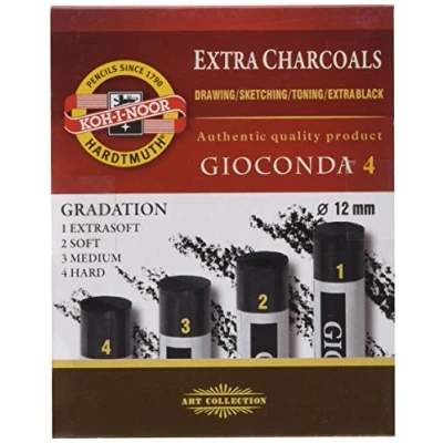 Image of KOH I NOOR 8694004001KZ Artificial Extra Charcoal (Set of 4)