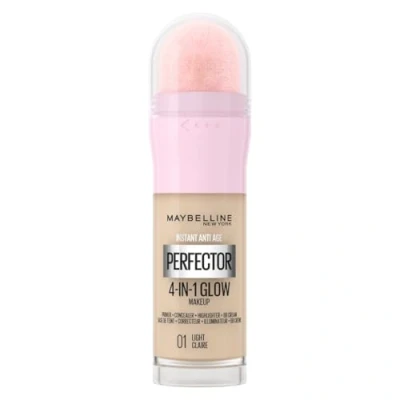 Image of Maybelline New York Instant Anti Age Rewind Perfector, 4 In 1 Glow Primer, Concealer, Highlighter, Self Adjusting Shades, Evens Skin Tone with a Finish, Shade:01 Light