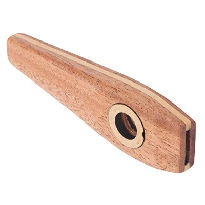 Image of Odorkle Wood Kazoo,Mini Kazoo Wooden Harmonica with Flute Membrane and Cover Mouth Music Wind Instrument, ODORKLE6KWGQUIF8G