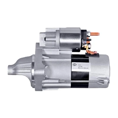 Image of 12417787354, 12417787356, 7787354, 7787356 Starter motor HELLA 8EA 012 528 241 12V 1,6kW 10 74mm BMW: 5 Saloon, 3 Coupe, X3