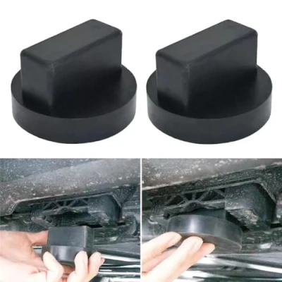 Image of FiTspi 2pcs Jack Pad, Car Rubber Lift Pads, Frame Rail Protector, Jacking Heavy Duty Support Block for Ben z