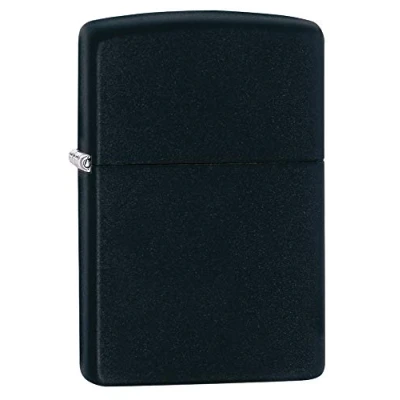 Image of Zippo Unisex&#039;s 102708 SSI 218 Lighter, Black Matte, Regular