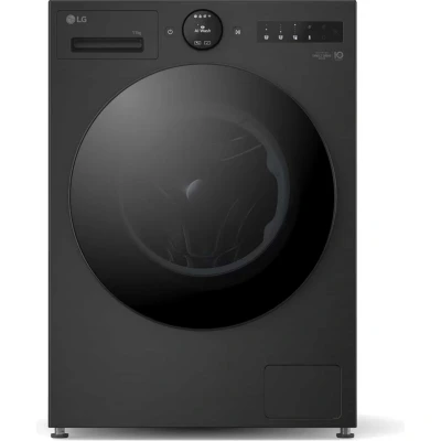 Image of Lg VX70 Series AI Direct Drive WiFi enabled 11 kg 1400 Spin Washing Machine Matte Black, Black