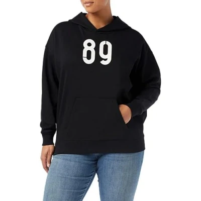 Image of G STAR RAW Women&#039;s Graphic Back Snaps Hoodie, black (dk D20429 A613 6484), XS