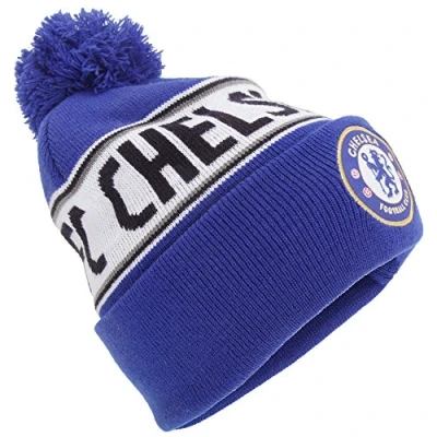 Image of Chelsea Text Cuff Knitted Hat Multi Colour