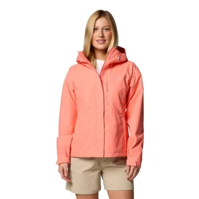 Image of Columbia Women&#039;s Hikebound 2 Jacket, Waterproof Rain Alpenglow, M