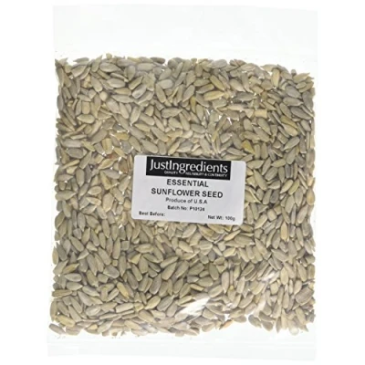 Image of JustIngredients Essentials Sunflower Seeds, 100 g Pack of 5