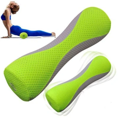 Image of BARGAINSGALORE YOGA ROLLER ELECTRIC VIBRATING MASSAGER MUSCLE RELIEF PILATES FITNESS PU FOAM