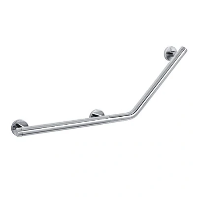 Image of Tiger Boston Comfort &amp; Safety 135º Grab Rail, Right Version, Stainless Steel Polished, 58.7 x 23.6 7 cm