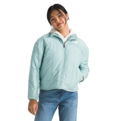 Image of The Noth Face Girl&#039;s Reversible Shasta F/Z Jacket, Muted Pine, 176