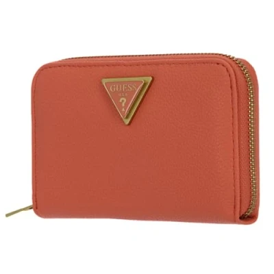 Image of GUESS Cosette Zip Around Wallet Orange, orange