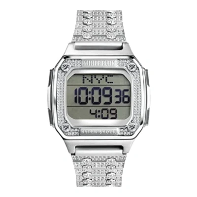 Image of Philipp Plein Hyper $hock WoMens Silver Watch PWHAA1121 Stainless Steel One Size