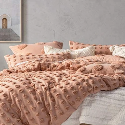 Image of Linen House Haze Pillowcase Set, Maple, 50 x 75cm