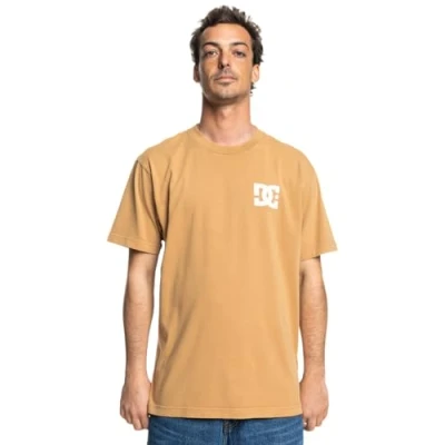 Image of DC Shoes Print Tshirt, Men&#039;s, Size: Medium, Cmvw medal bronze acid wash