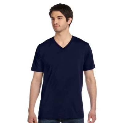 Image of Canvas for Men&#039;s Delancey V Neck T Shirt, NAVY, XX Large (US)